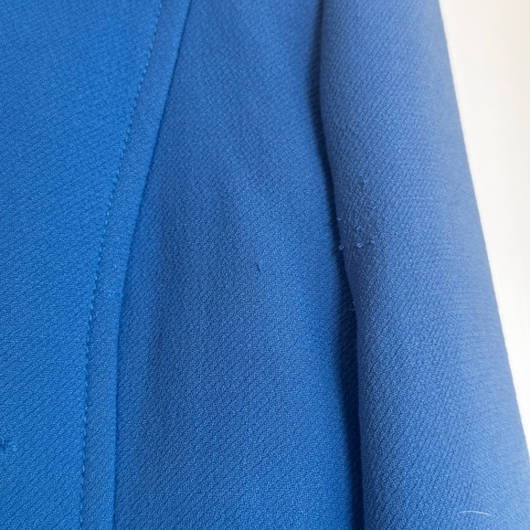 J. Crew Vibrant Blue Coat Lady Day - Picture 5 of 7